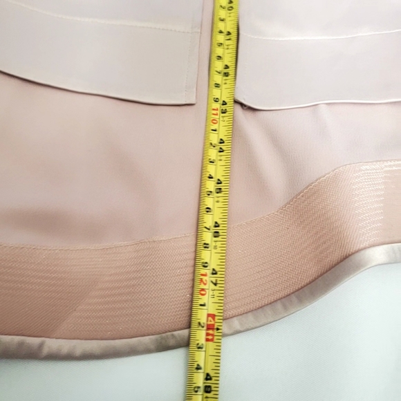 NWT Sequin Hearts Buff Satin Long Dress 3 - Picture 14 of 16